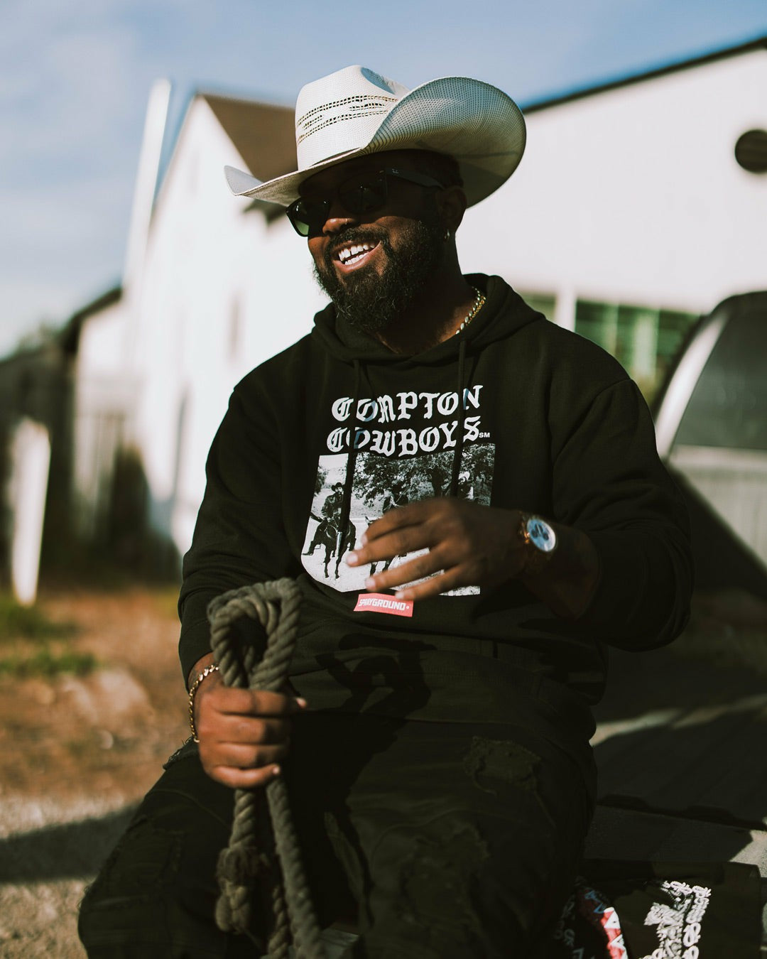COMPTON COWBOYS CITY RIDERS HOODY | Sprayground for sale