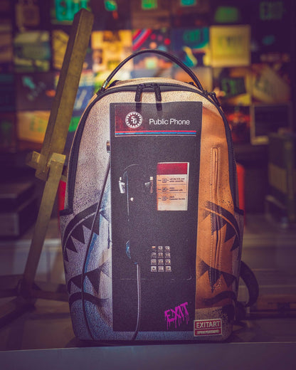 EXIT NYC PAYPHONE BACKPACK | Sprayground sale