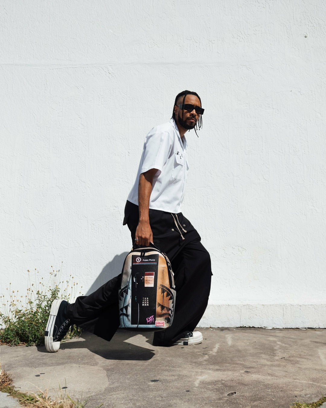 EXIT NYC PAYPHONE BACKPACK | Sprayground sale