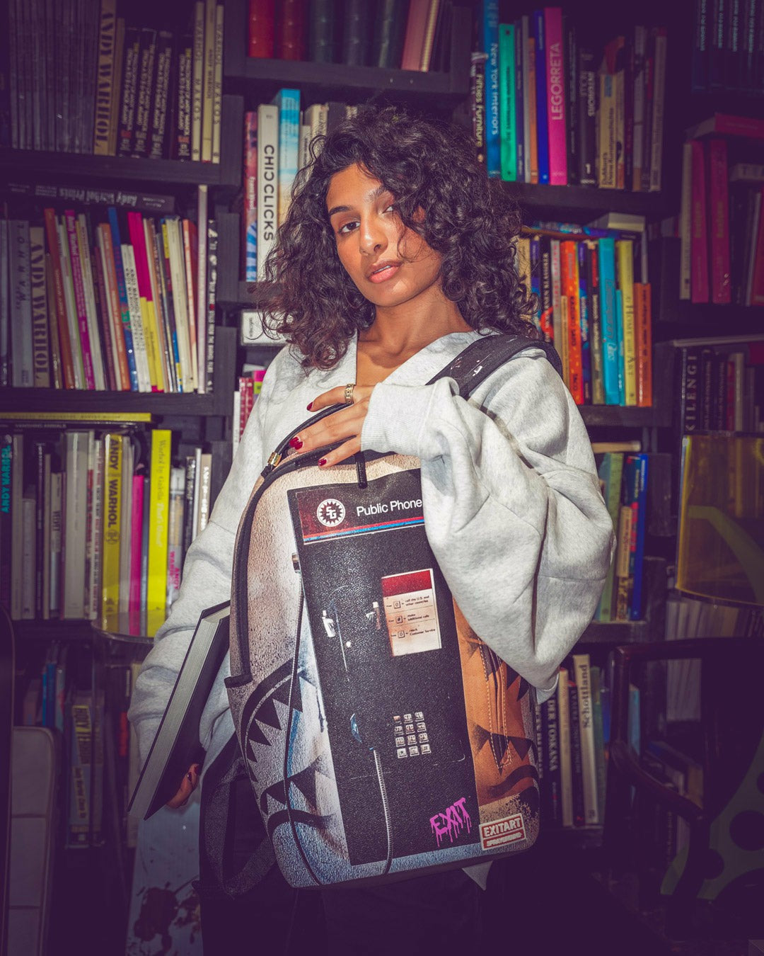 EXIT NYC PAYPHONE BACKPACK | Sprayground sale