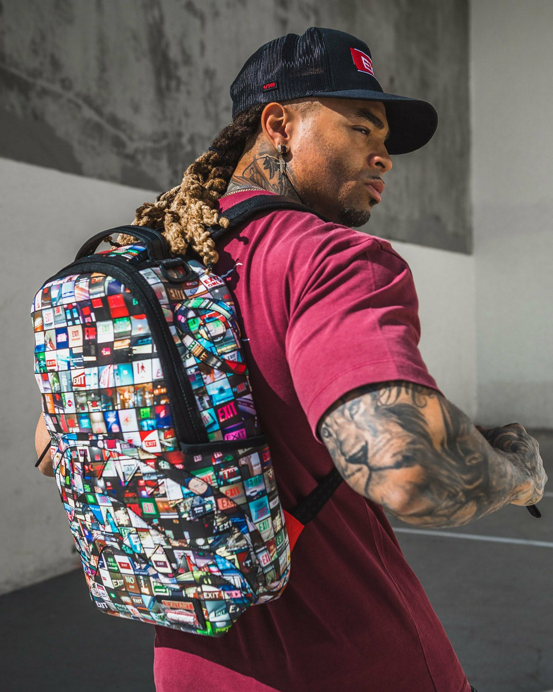 EXIT ART COLLAB BACKPACK (DLXV) | Sprayground Discount