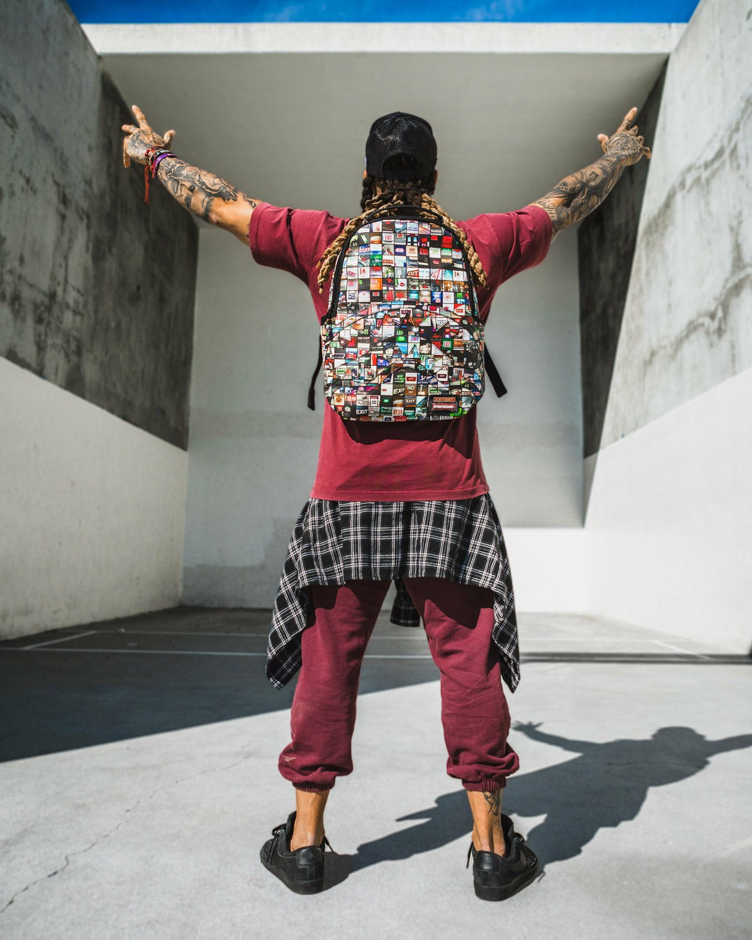 EXIT ART COLLAB BACKPACK (DLXV) | Sprayground Discount