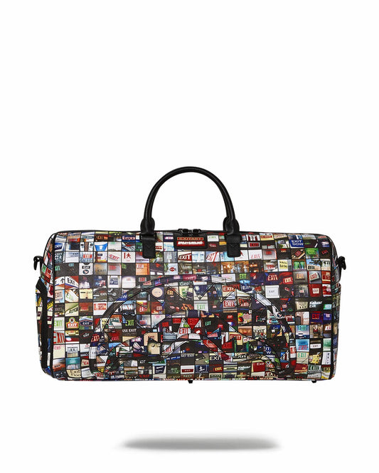 EXIT ART COLLAB DUFFLE | Sprayground for sale