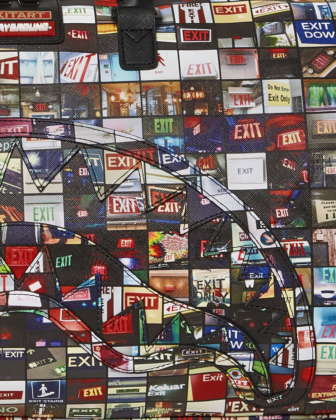 EXIT ART COLLAB DUFFLE | Sprayground for sale