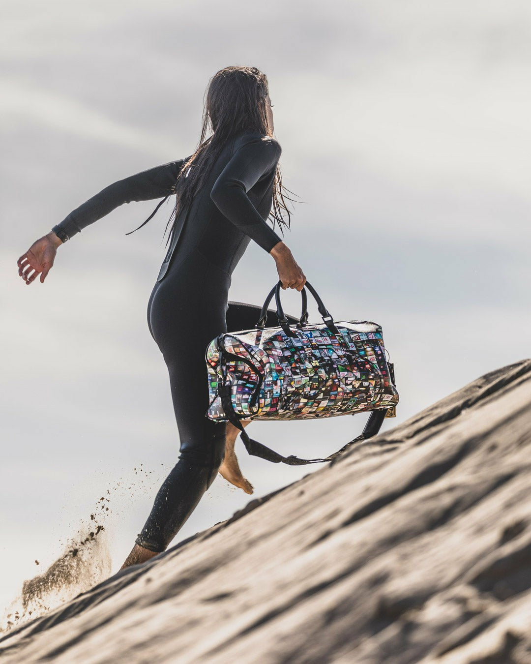 EXIT ART COLLAB DUFFLE | Sprayground for sale