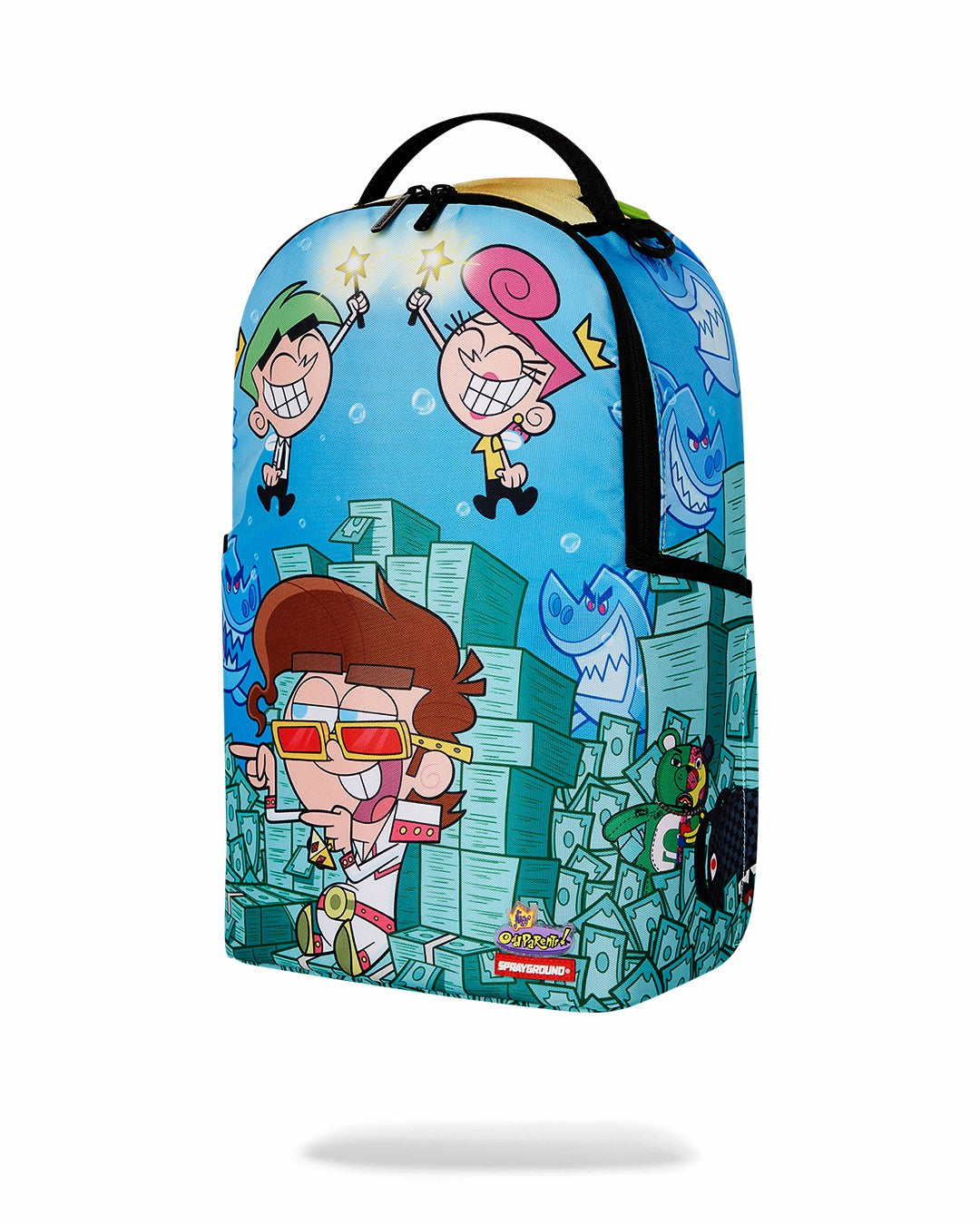 FAIRLY ODD PARENTS: CASH THRONE: TIMMY TAKEOVER DLX BACKPACK | Sprayground Clearance