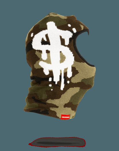 CAMO MONEY DRIP SKI MASK | Sprayground Online