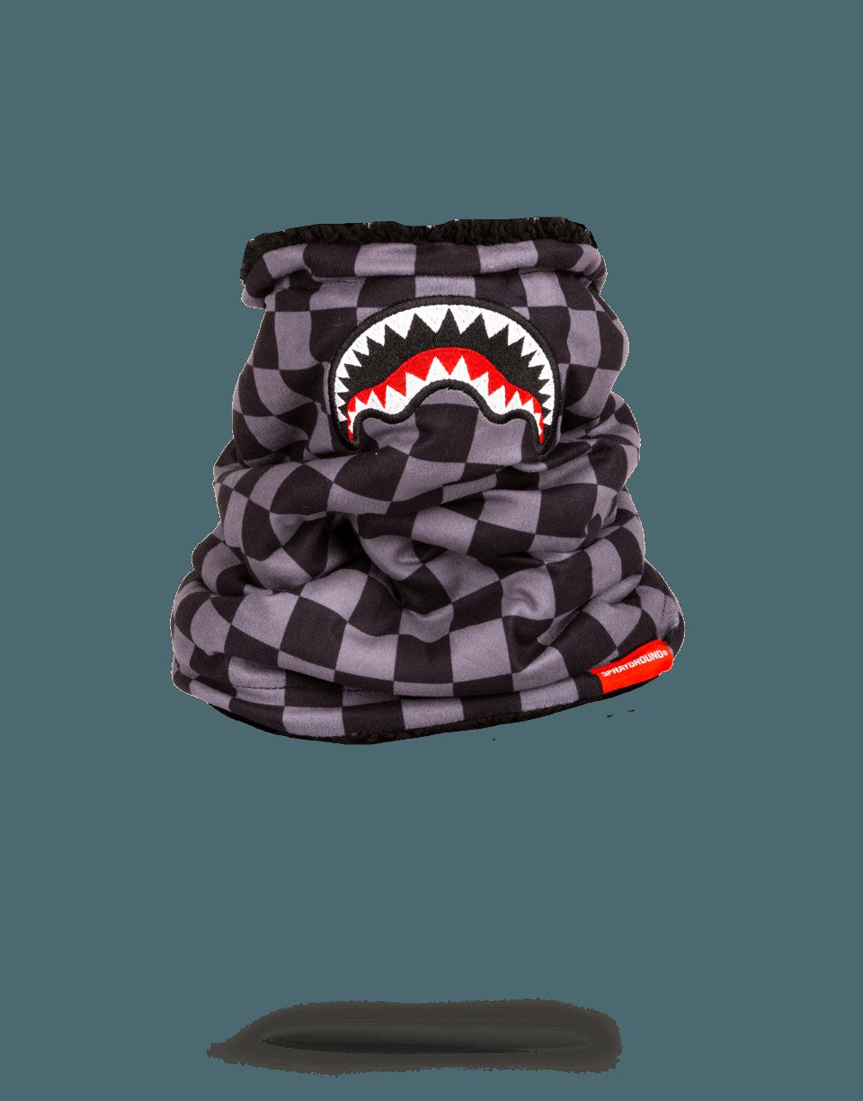CHECKERED SHARK NECK WARMER | Sprayground for sale