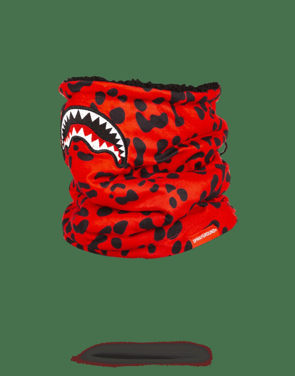 RED LEOPARD NECK WARMER | Sprayground Online
