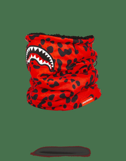 RED LEOPARD NECK WARMER | Sprayground Online