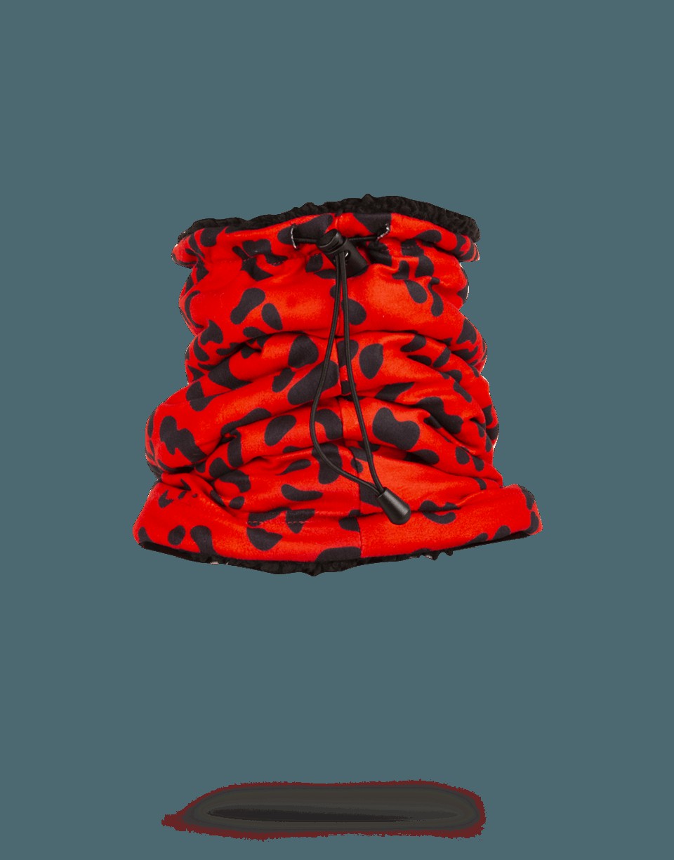 RED LEOPARD NECK WARMER | Sprayground Online