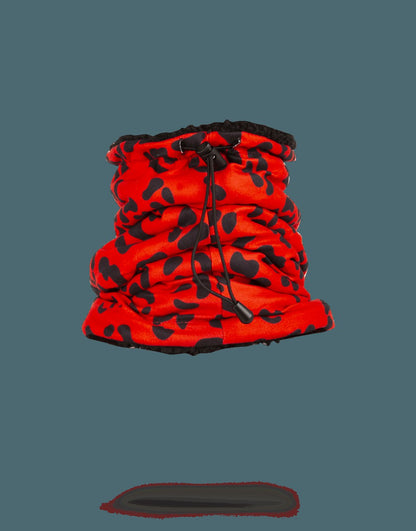RED LEOPARD NECK WARMER | Sprayground Online