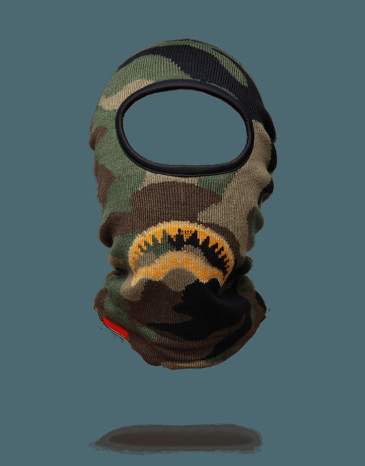 GOLD KNIT SHARK MOUTH SKI MASK | Sprayground Near Me