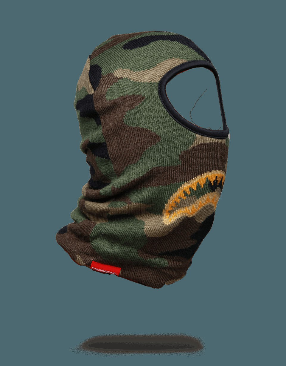 GOLD KNIT SHARK MOUTH SKI MASK | Sprayground Near Me