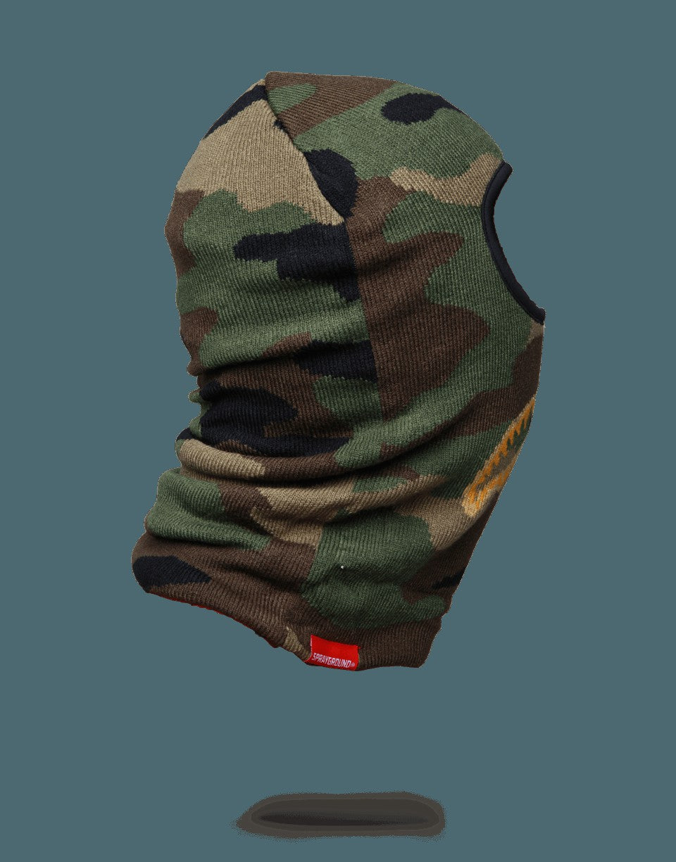 GOLD KNIT SHARK MOUTH SKI MASK | Sprayground Near Me