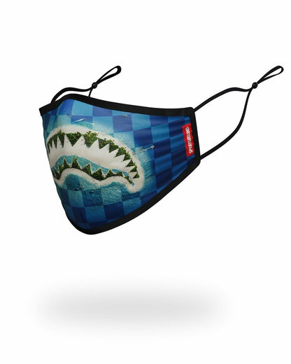 ADULT SHARK ISLAND FORM FITTING FACE MASK | Sprayground for sale