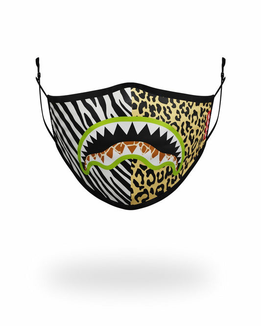 ADULT SAFARI SHARK FORM FITTING FACE MASK | Sprayground Clearance
