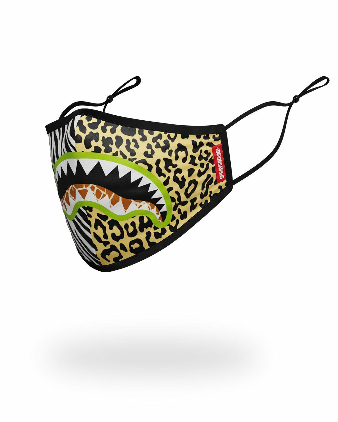 ADULT SAFARI SHARK FORM FITTING FACE MASK | Sprayground Clearance