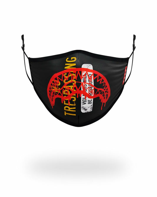ADULT NO TRESSPASSING FORM FITTING FACE MASK | Sprayground Near Me