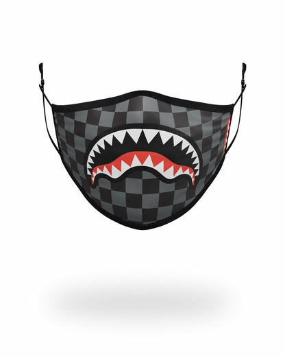 ADULT SHARKS IN PARIS (GREY) FORM FITTING FACE MASK | Sprayground US