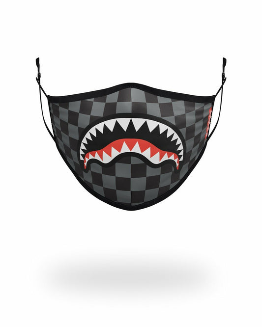 ADULT SHARKS IN PARIS (GREY) FORM FITTING FACE MASK | Sprayground US