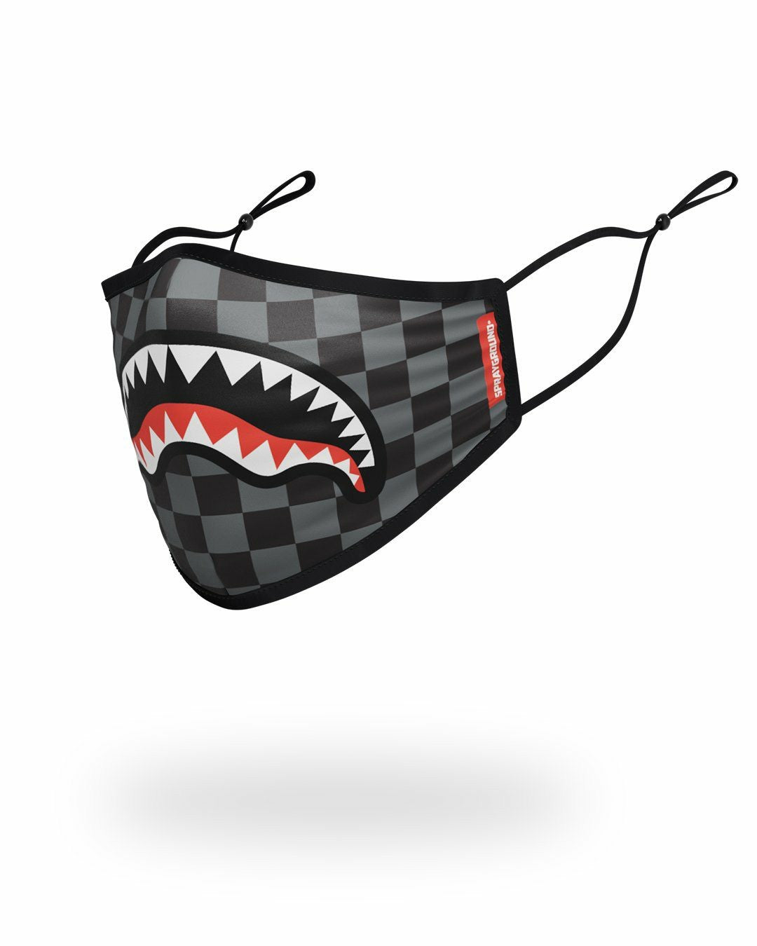 ADULT SHARKS IN PARIS (GREY) FORM FITTING FACE MASK | Sprayground US