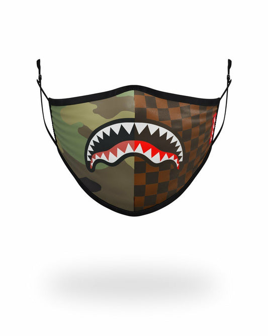 ADULT CHECKS & CAMO FORM FITTING FACE MASK | Sprayground Clearance