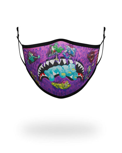 ADULT ZOMBIE SHARK FORM FITTING FACE MASK | Sprayground US