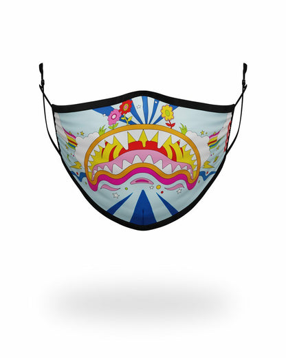 ADULT GROOVY SHARK FORM FITTING FACE MASK | Sprayground for sale