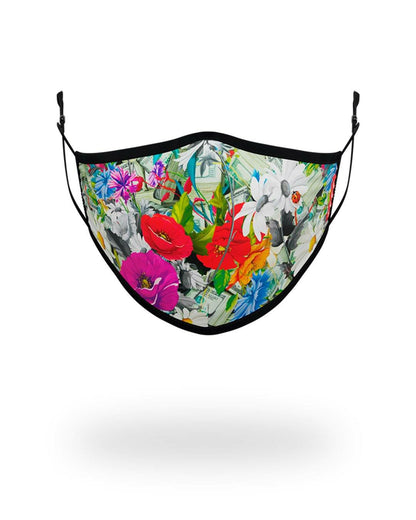 ADULT FLORAL MONEY FORM FITTING FACE MASK | Sprayground Online