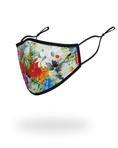 ADULT FLORAL MONEY FORM FITTING FACE MASK | Sprayground Online