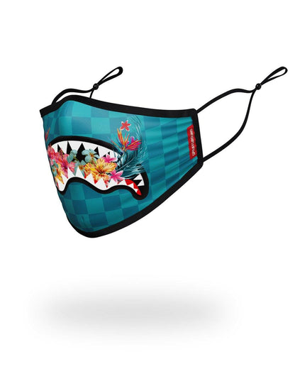 ADULT BLOSSOM SHARK FORM FITTING FACE MASK | Sprayground Near Me