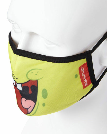 ADULT SPONGEBOB SMILE FORM FITTING FACE-COVERING | Sprayground Discount