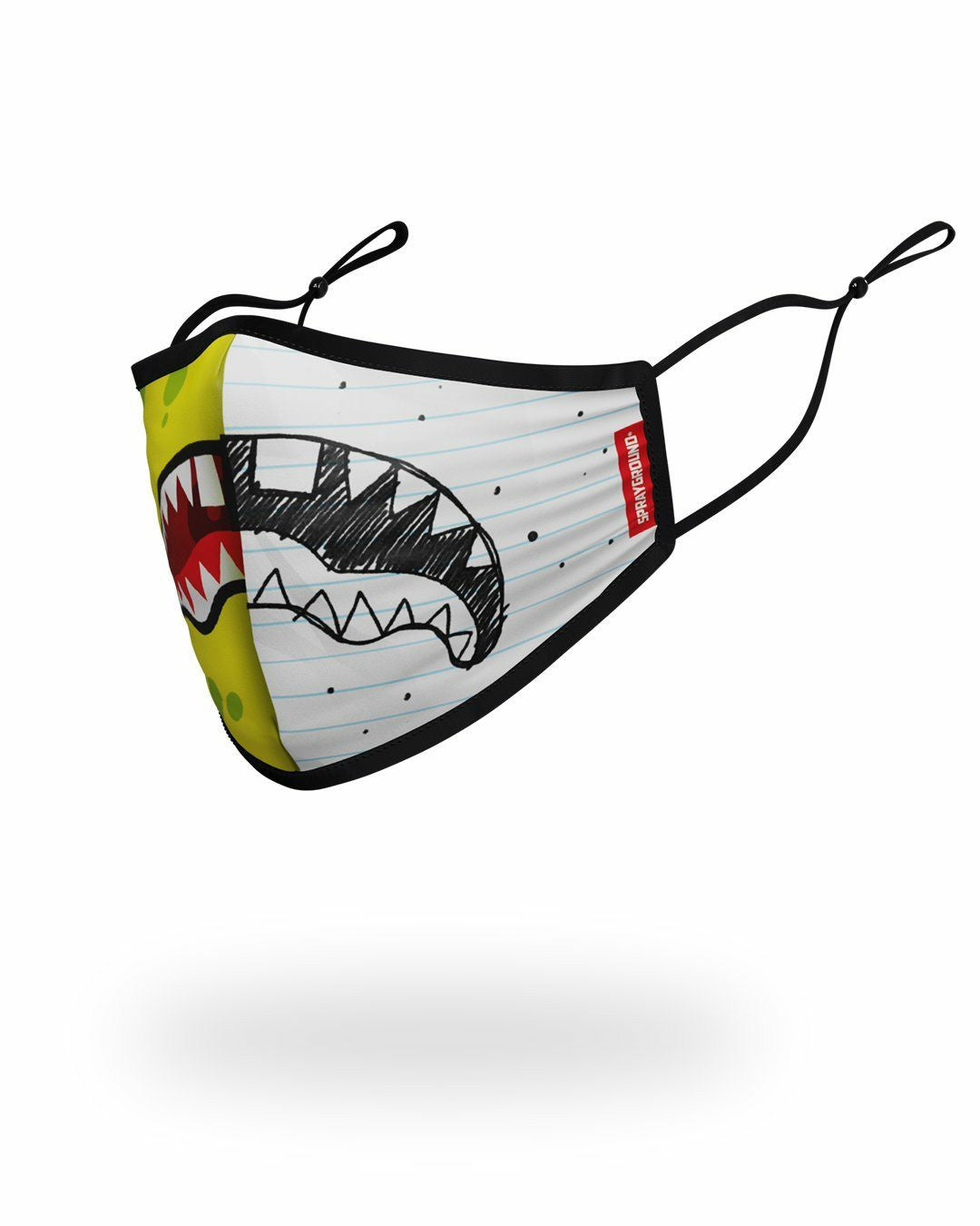 ADULT DOODLEBOB SPLIT SHARK FORM FITTING FACE-COVERING | Sprayground Clearance