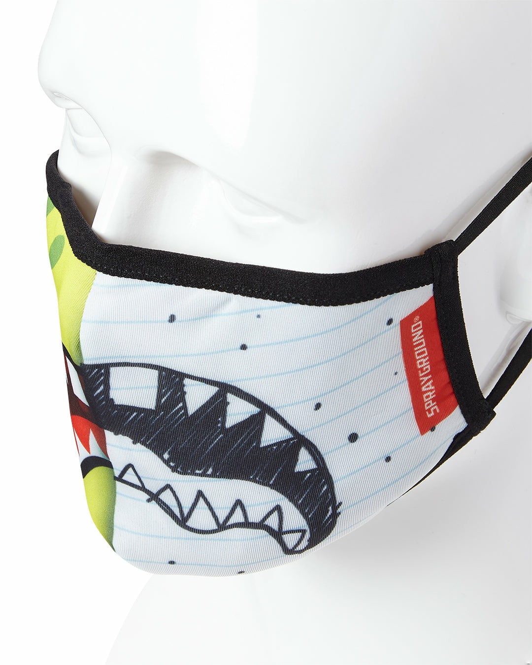 ADULT DOODLEBOB SPLIT SHARK FORM FITTING FACE-COVERING | Sprayground Clearance
