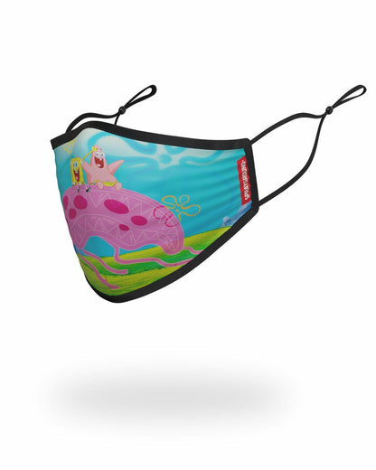 ADULT SPONGEBOB JELLY SHARK FORM FITTING FACE-COVERING | Sprayground Near Me