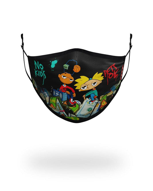ADULT HEY ARNOLD MONEY STACKS FORM FITTING FACE-COVERING | Sprayground US