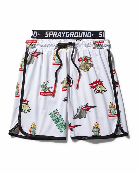 KIDS PATCH ALL-IN SWIM TRUNKS (WHITE) | Sprayground US