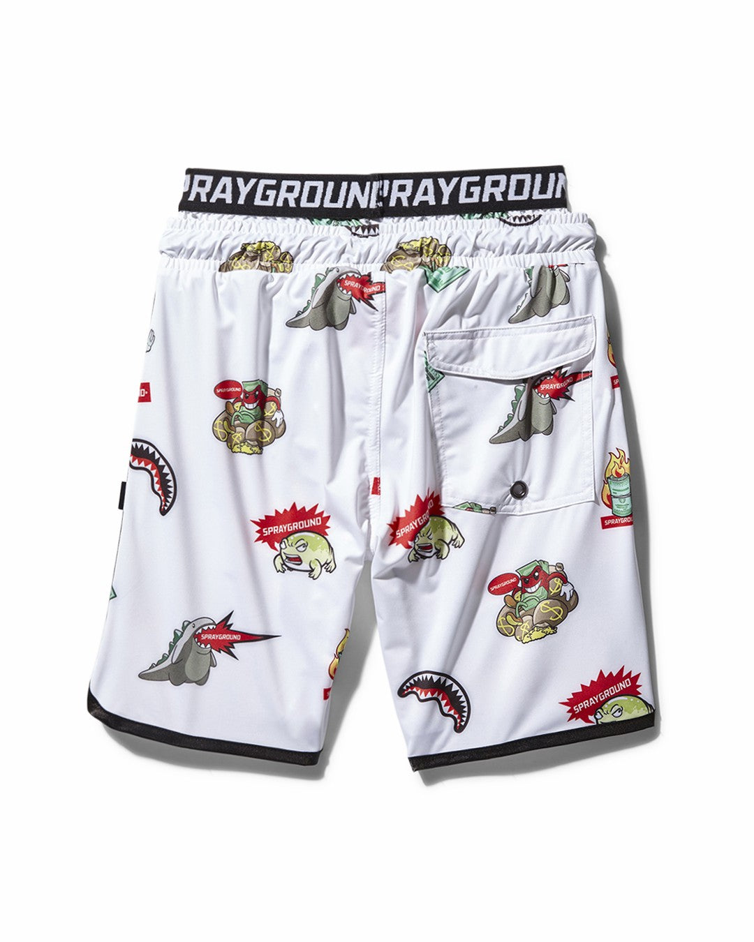 KIDS PATCH ALL-IN SWIM TRUNKS (WHITE) | Sprayground US