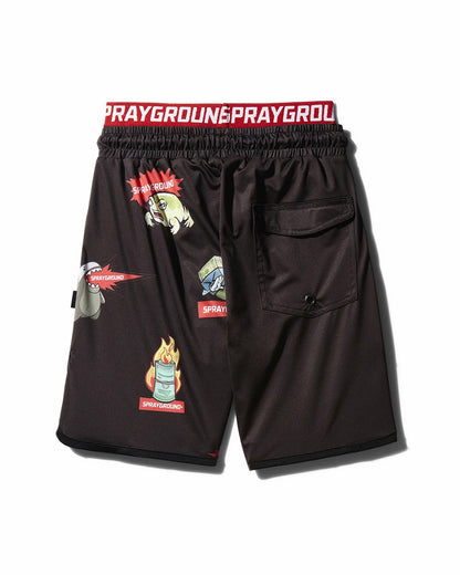 KIDS PATCH ALL-IN SWIM TRUNKS (BLACK) | Sprayground Discount