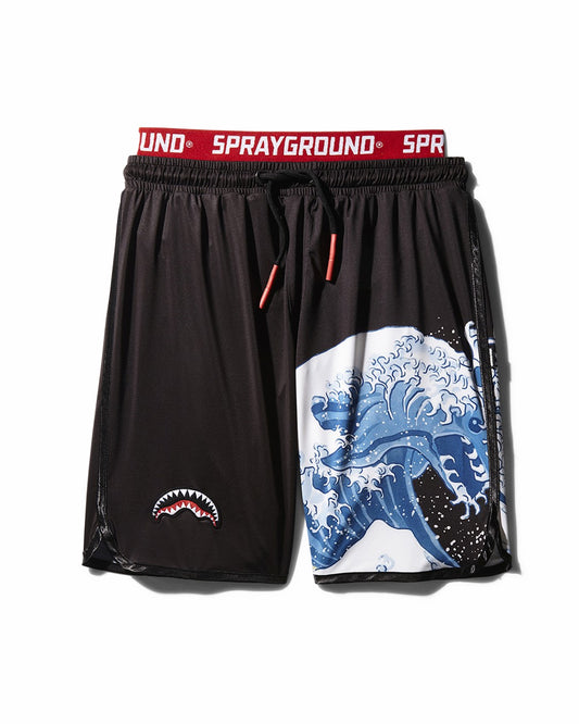 DRAGON WAVE CORTO SWIM TRUNKS (BLACK) | Sprayground sale