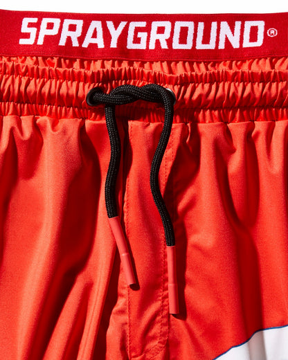 JAPAN WAVE CORTO SWIM TRUNKS (RED) | Sprayground US