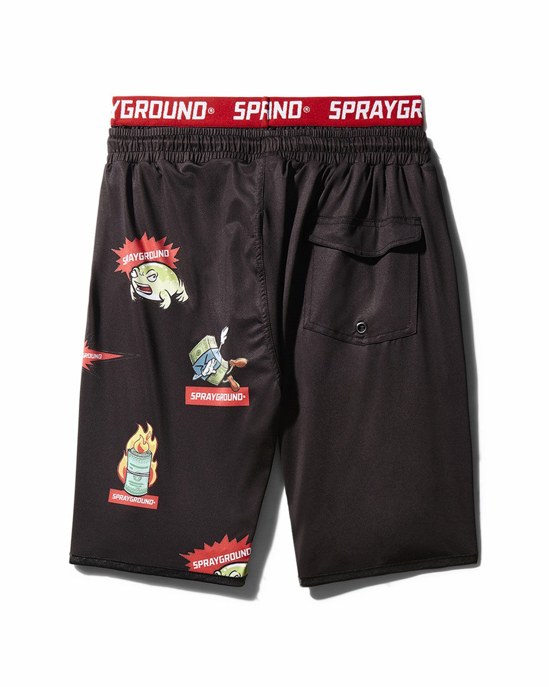 PATCH ALL-IN CORTO SWIM TRUNKS (BLACK) | Sprayground Discount