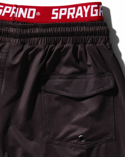 PATCH ALL-IN CORTO SWIM TRUNKS (BLACK) | Sprayground Discount