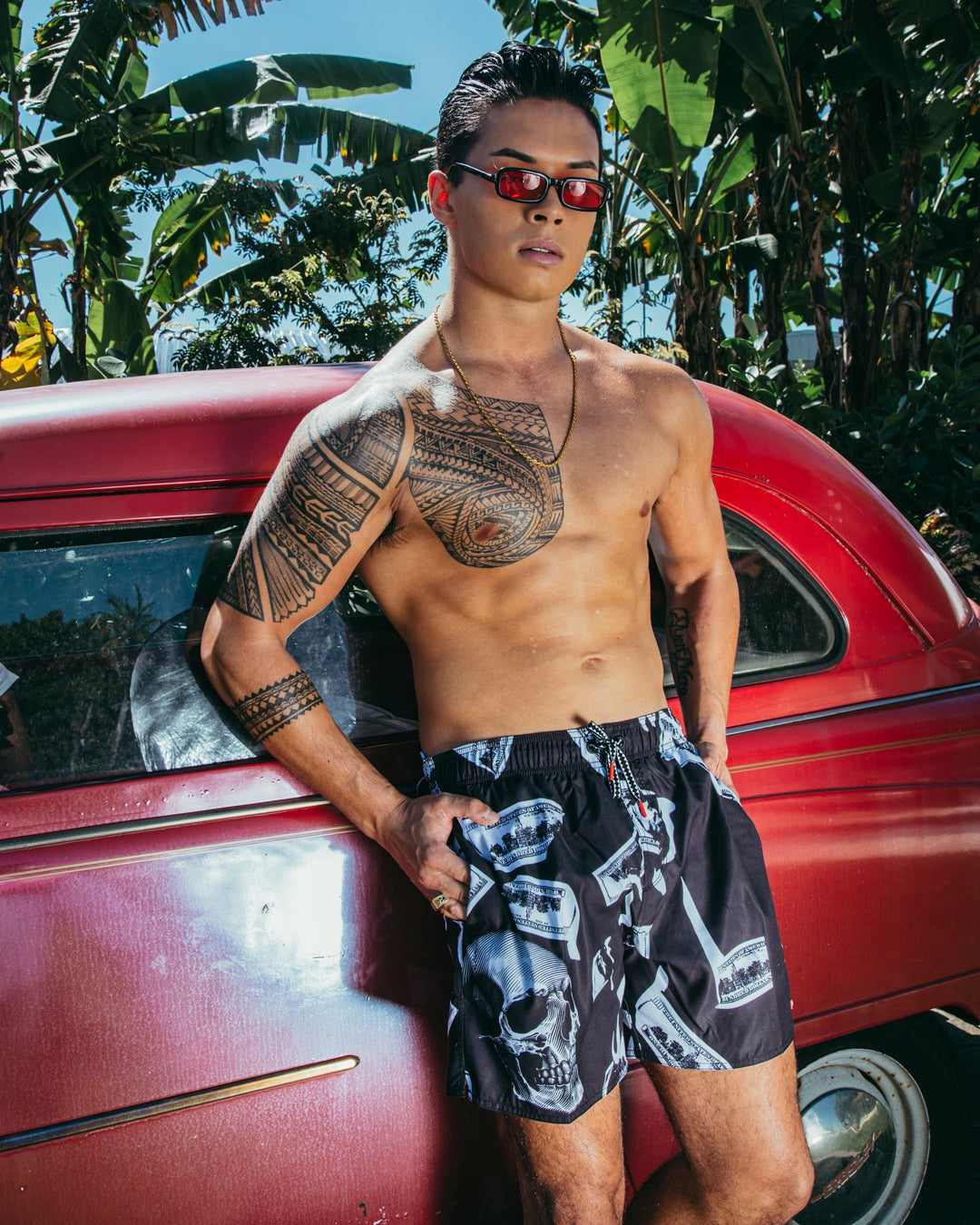 MONEY NIGHT SHOTO SWIM TRUNKS | Sprayground US