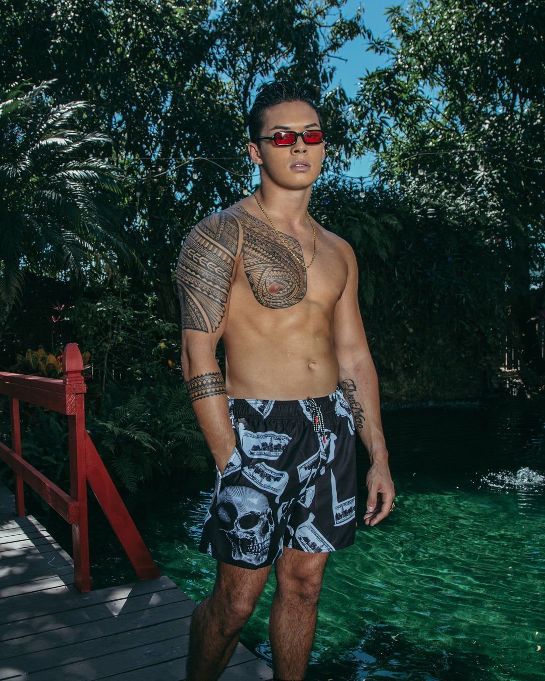 MONEY NIGHT SHOTO SWIM TRUNKS | Sprayground US