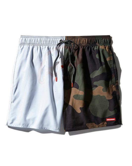 SPLIT BITE CAMO SHOTO SWIM TRUNKS | Sprayground for sale