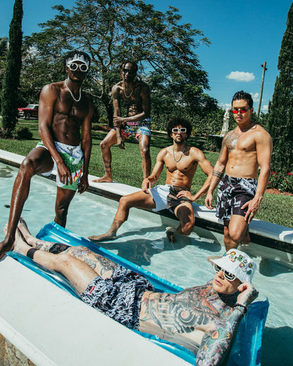 SPLIT BITE CAMO SHOTO SWIM TRUNKS | Sprayground for sale