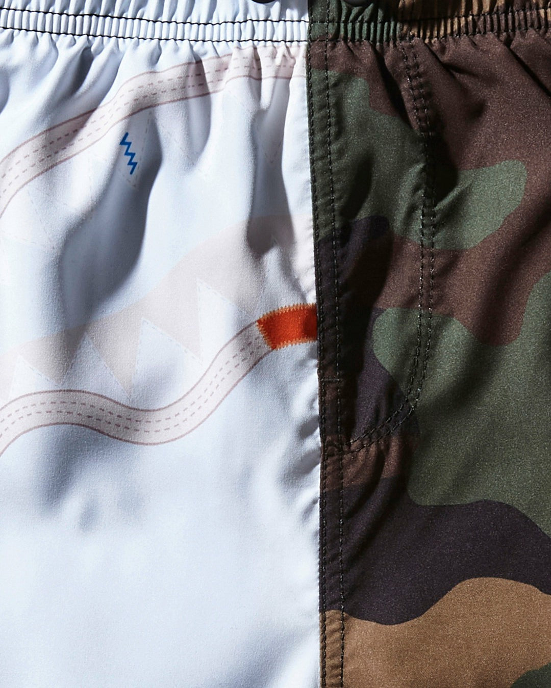SPLIT BITE CAMO SHOTO SWIM TRUNKS | Sprayground for sale
