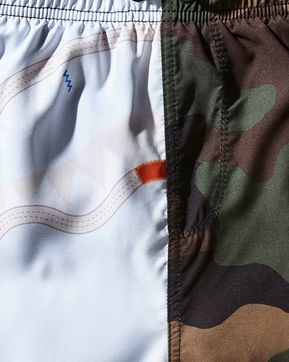 SPLIT BITE CAMO SHOTO SWIM TRUNKS | Sprayground for sale